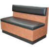 Waiting Bench with Padded Cushions